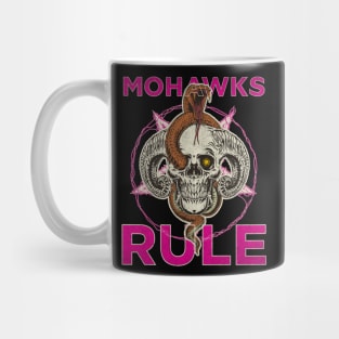 Snake With A Skull Mohawks Punk Rocker Mug